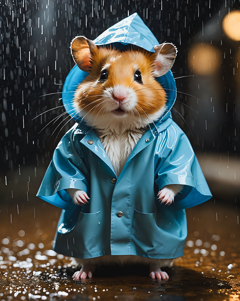 hamster, rain, a raincoat-8741116.jpg